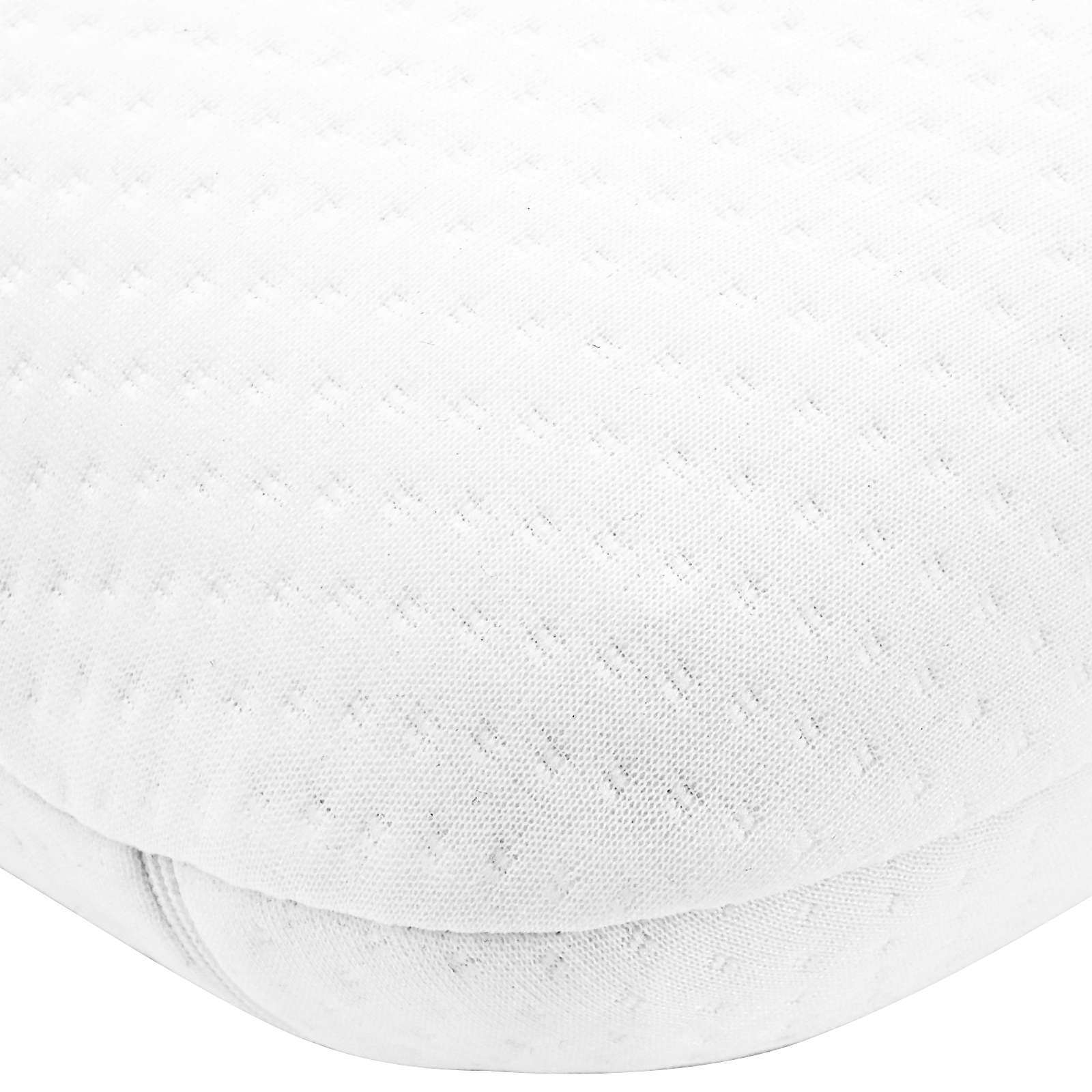 Schlafkissen Uni Weiß 70 x 36 x 8,5 cm Viscoschaum