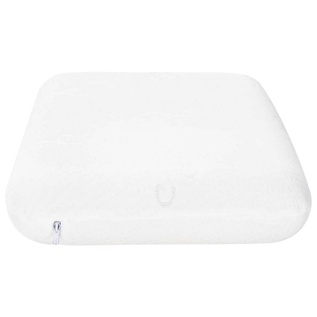 Schlafkissen Uni Weiß 70 x 36 x 8,5 cm Viscoschaum