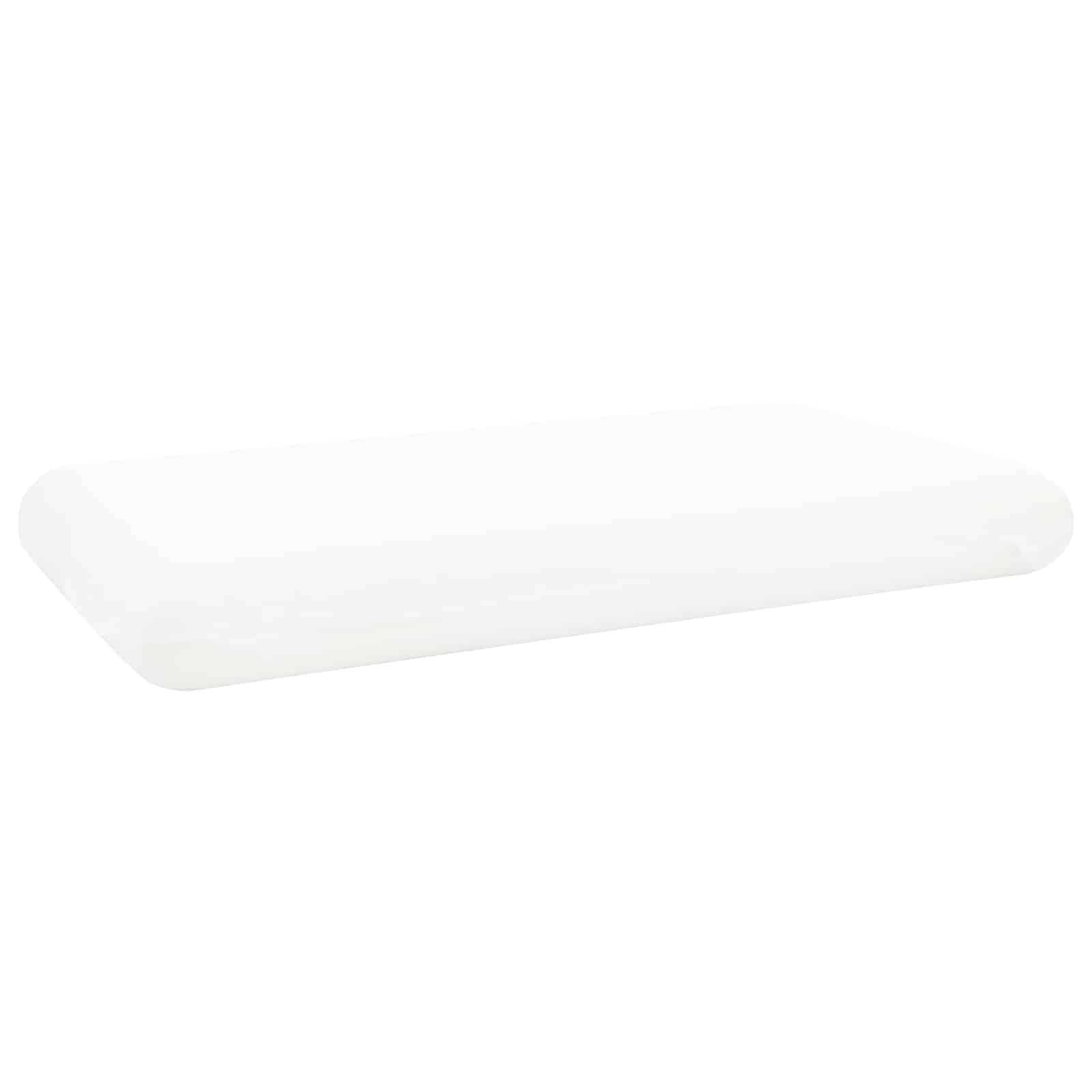 Schlafkissen Uni Weiß 70 x 36 x 11,5 cm Viscoschaum