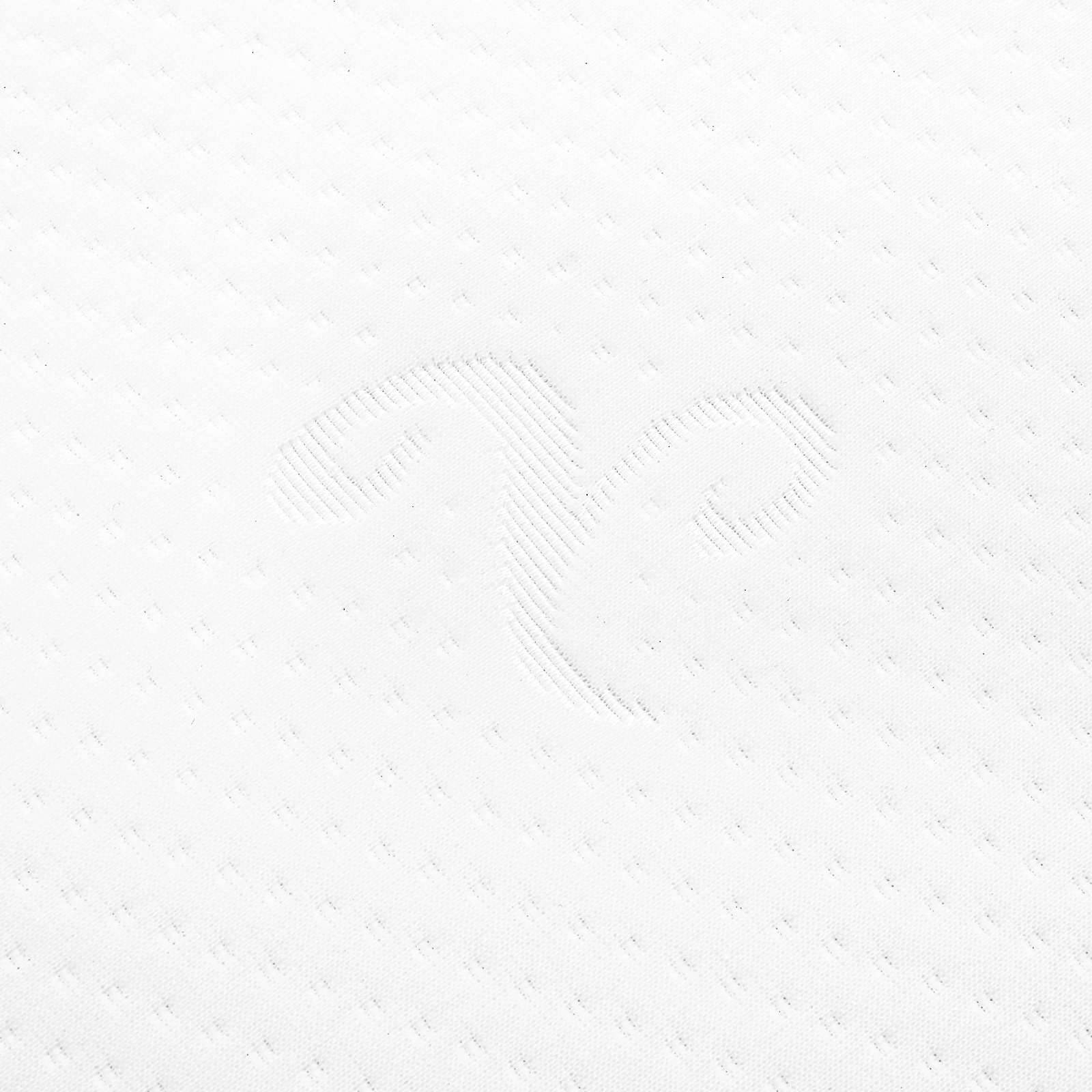 Schlafkissen Uni Weiß 70 x 36 x 13,5 cm Viscoschaum
