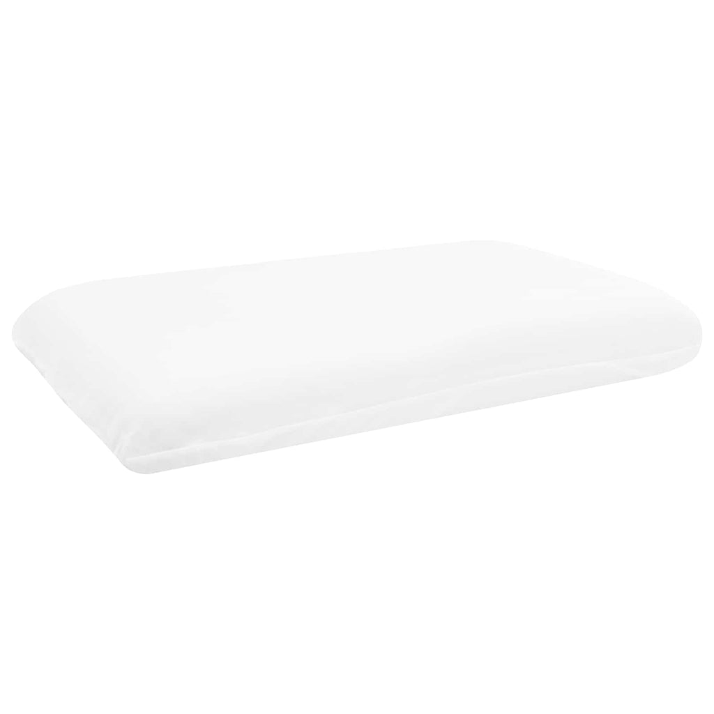 Schlafkissen Uni Weiß 60 x 40 x 10,5 cm Viscoschaum