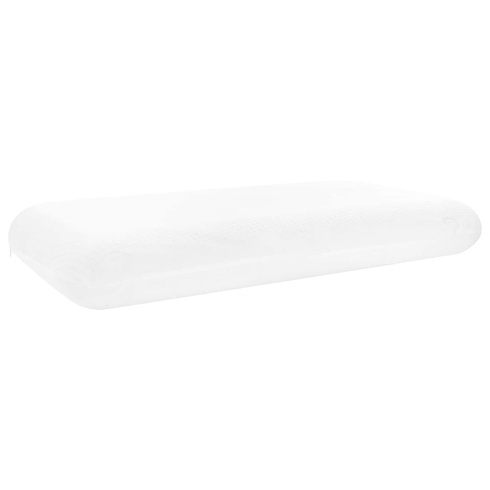 Schlafkissen Uni Weiß 74 x 39 x 13 cm Viscoschaum