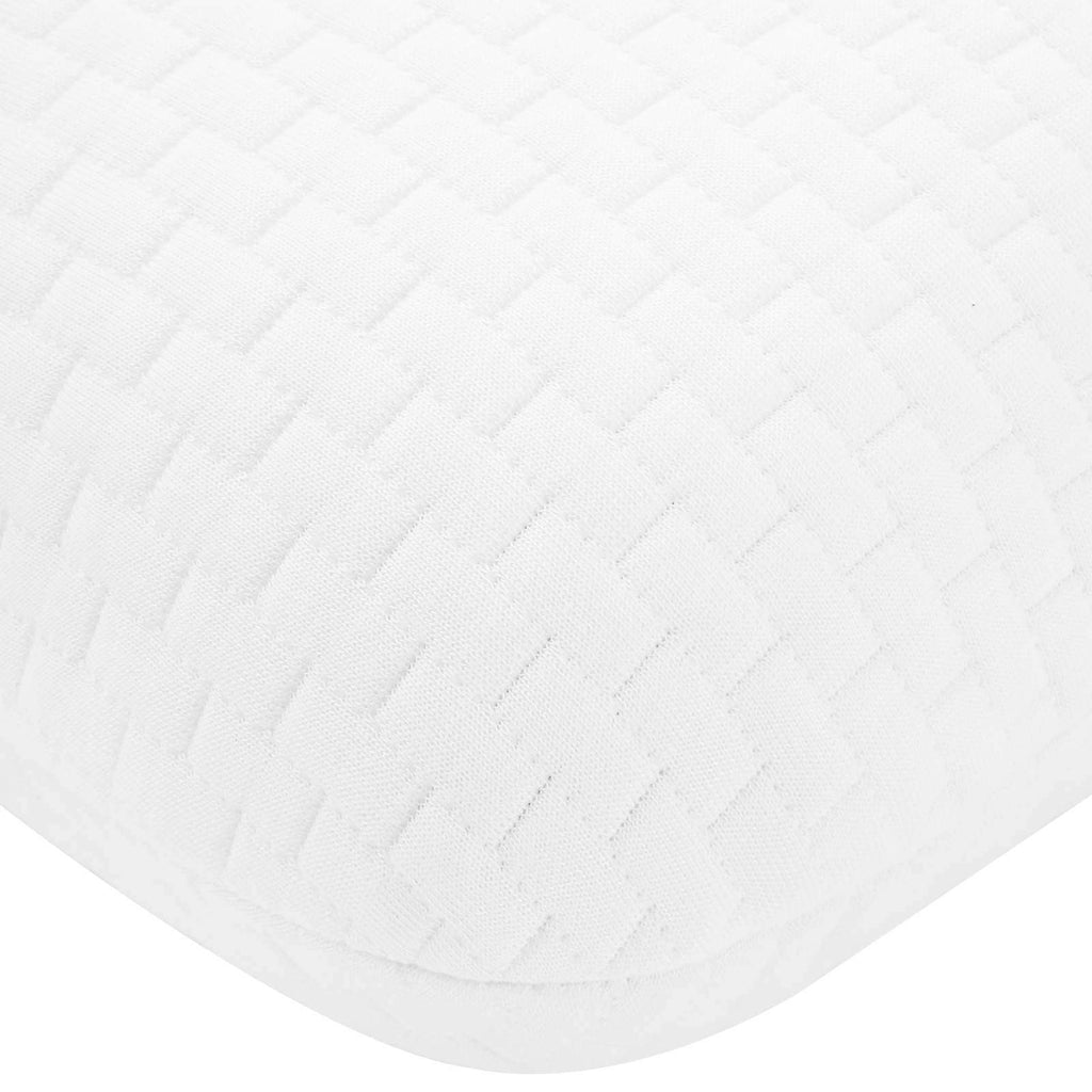 Schlafkissen Uni Weiß 74 x 39 x 13 cm Viscoschaum