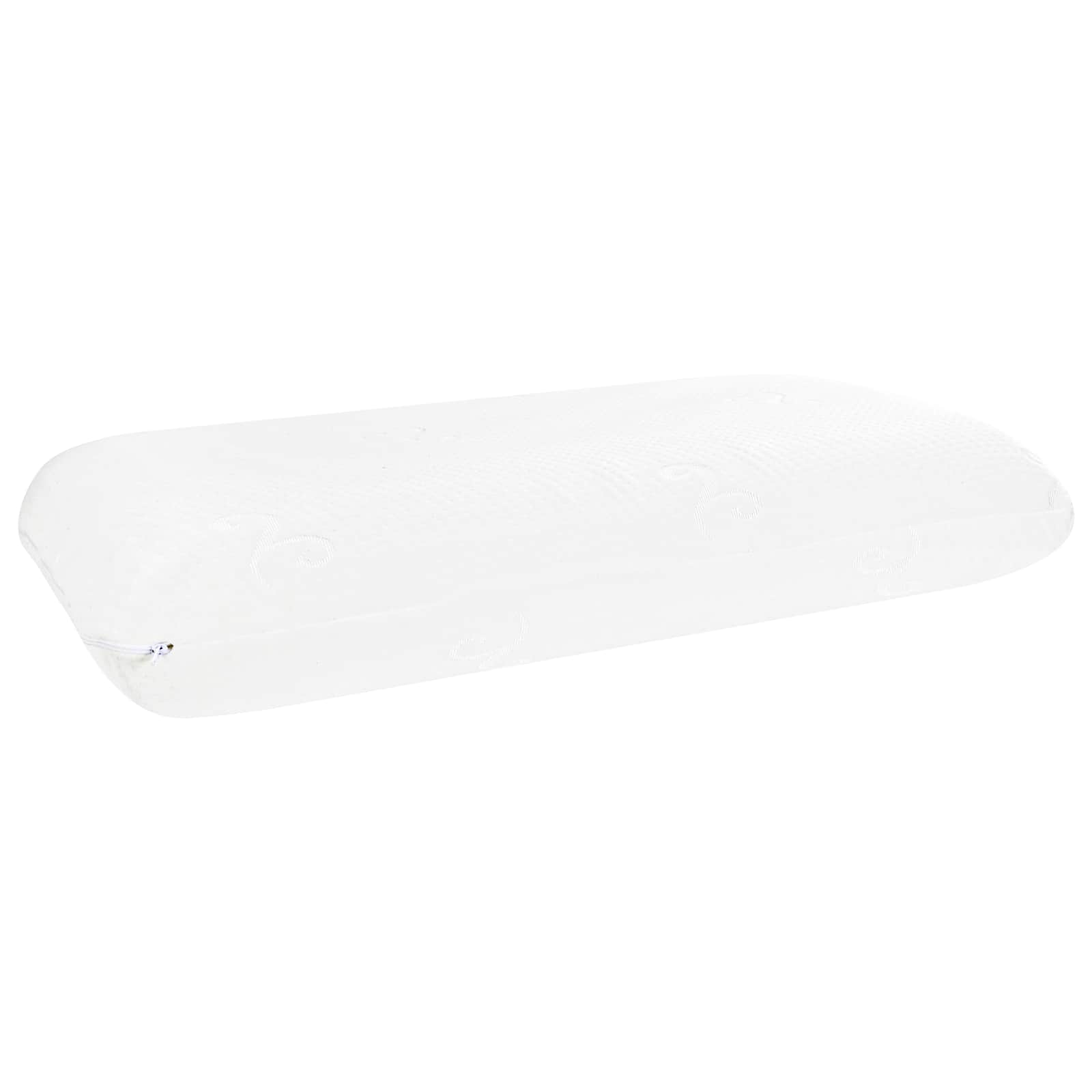Schlafkissen Uni Weiß 74 x 39 x 13 cm Gel-Speicherschaum