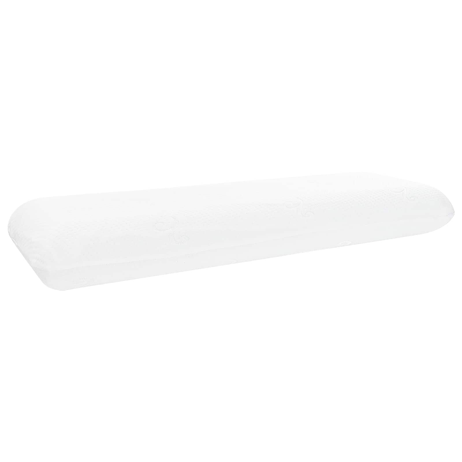 Schlafkissen Uni Weiß 105 x 36 x 13 cm Gel-Speicherschaum