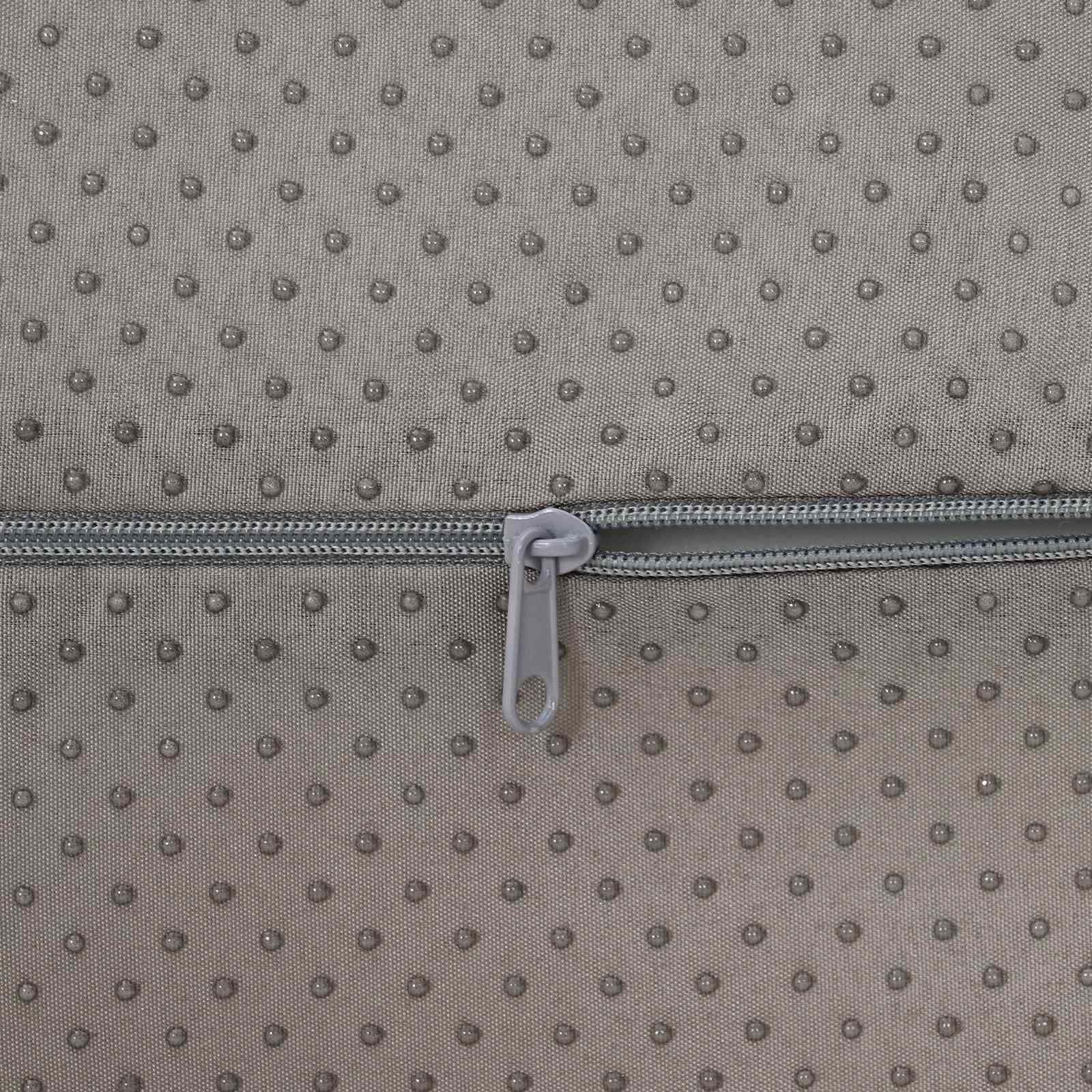 Fußstützenkissen Uni Grau 42 x 18 x 13 cm PU-Schaum