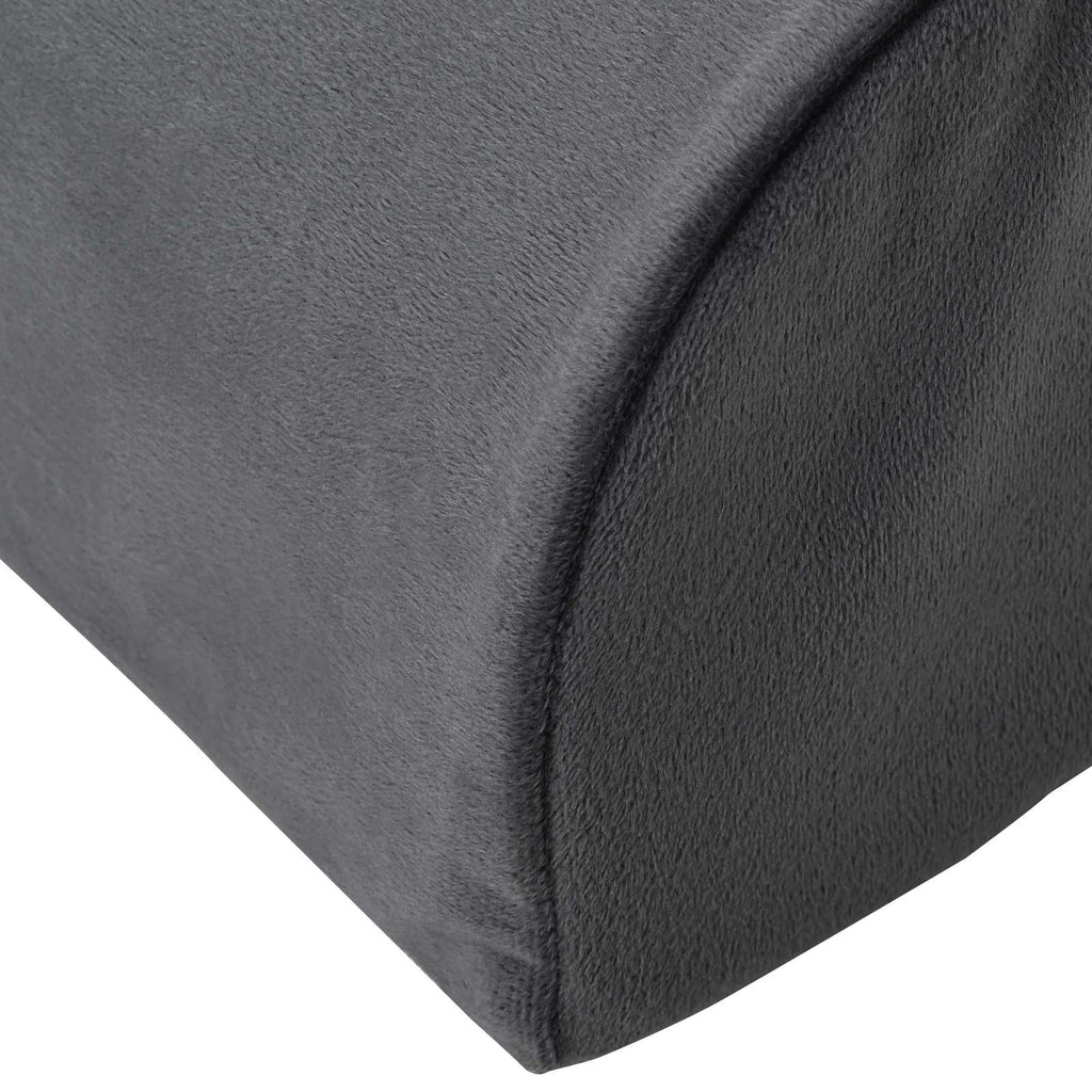 Fußstützenkissen Uni Grau 42 x 18 x 13 cm PU-Schaum