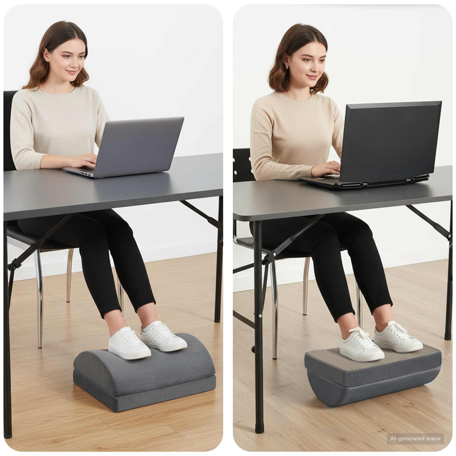 Uni Grau 44 x 29 x 17 cm PU-Schaum