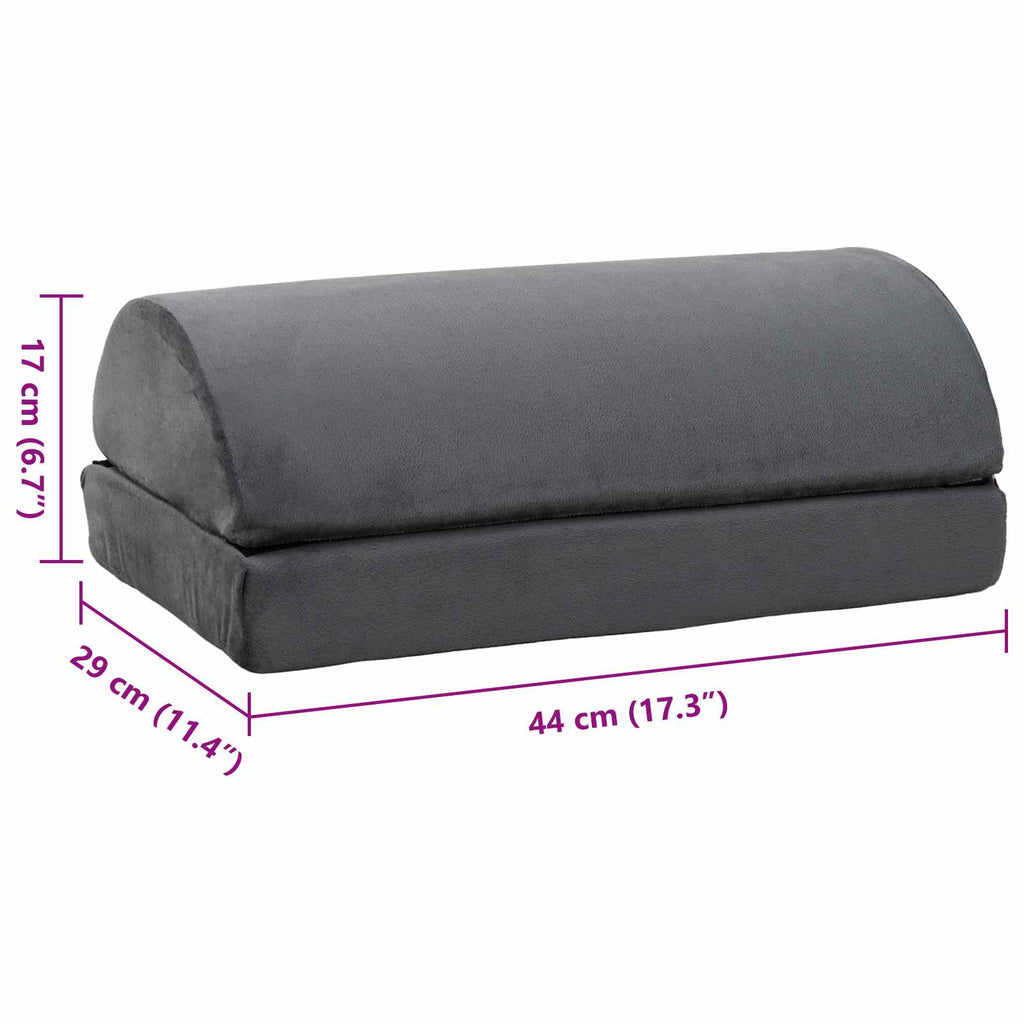 Uni Grau 44 x 29 x 17 cm PU-Schaum