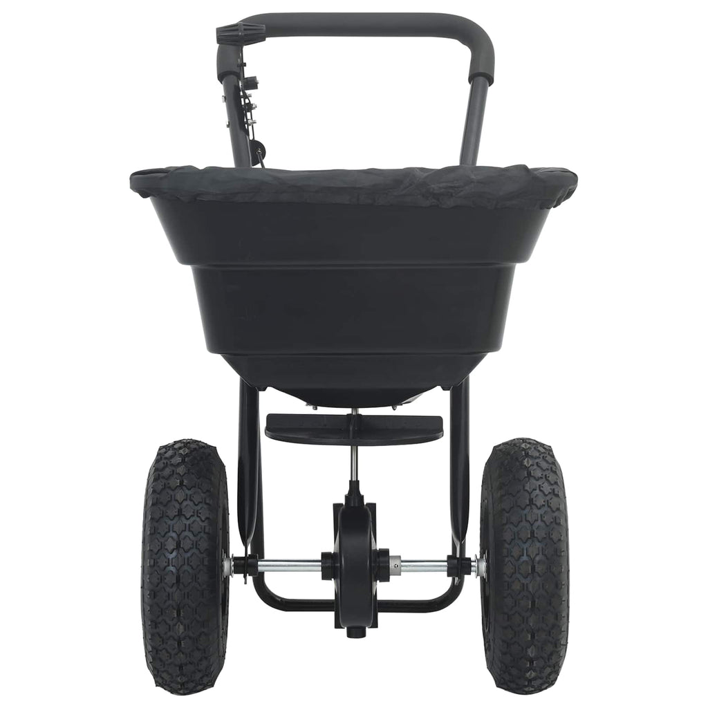 Streuer Schwarz 53 x 81,5 x 78 cm PVC und Stahl