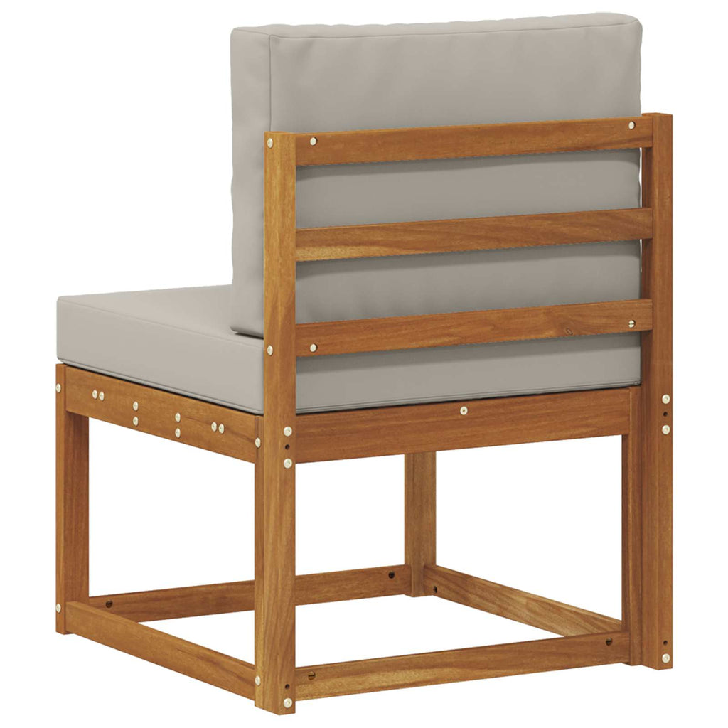 Outdoor Mittelsofa Massivholz Akazie