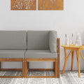 Outdoor Ecksofa Massivholz Akazie