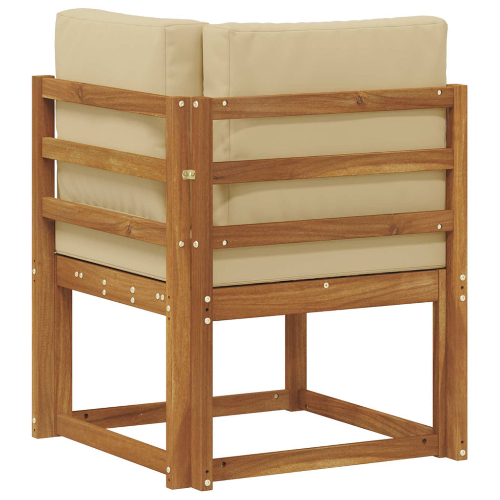 Outdoor Ecksofa Massivholz Akazie