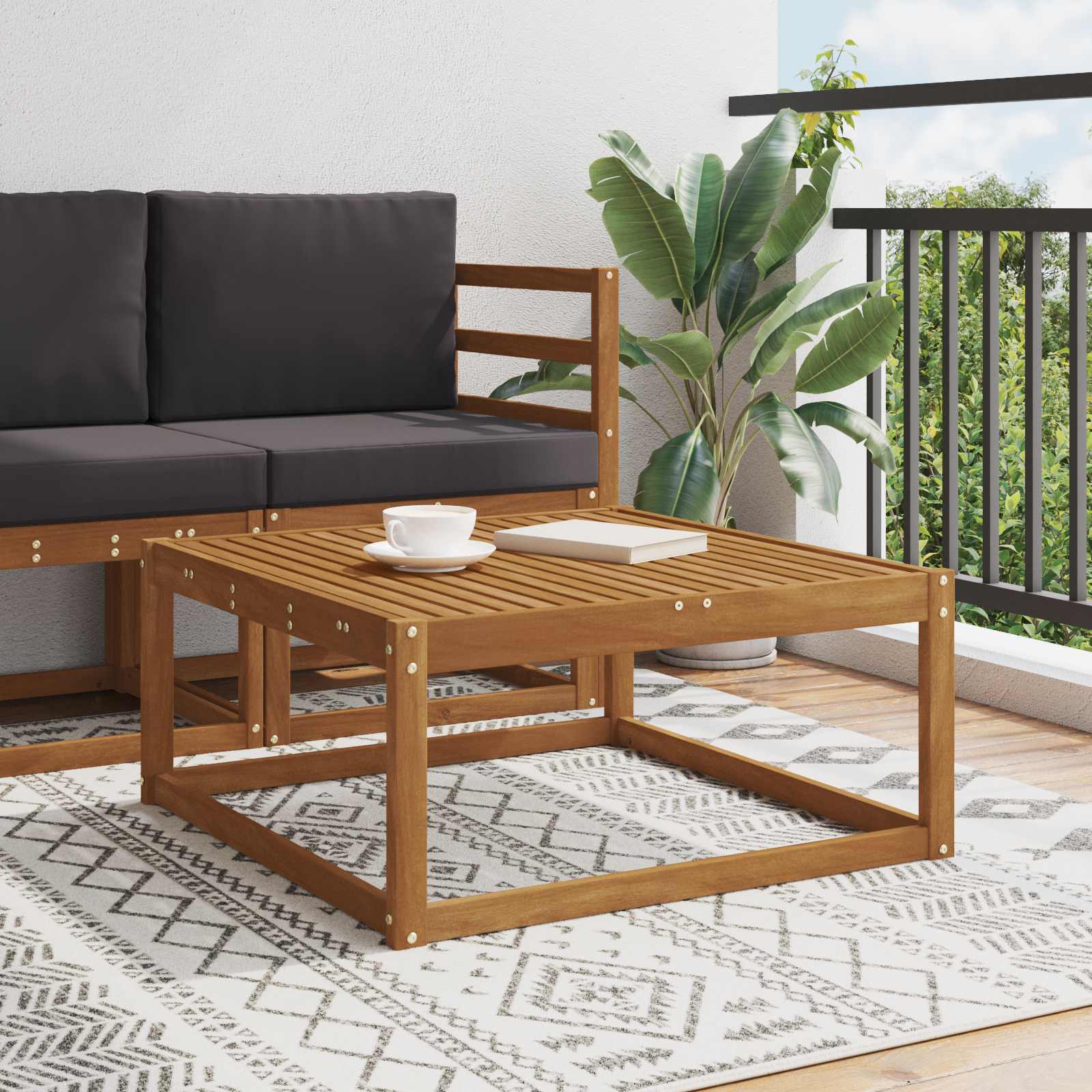 Tisch für Outdoor Natur 79 x 79 x 37 cm