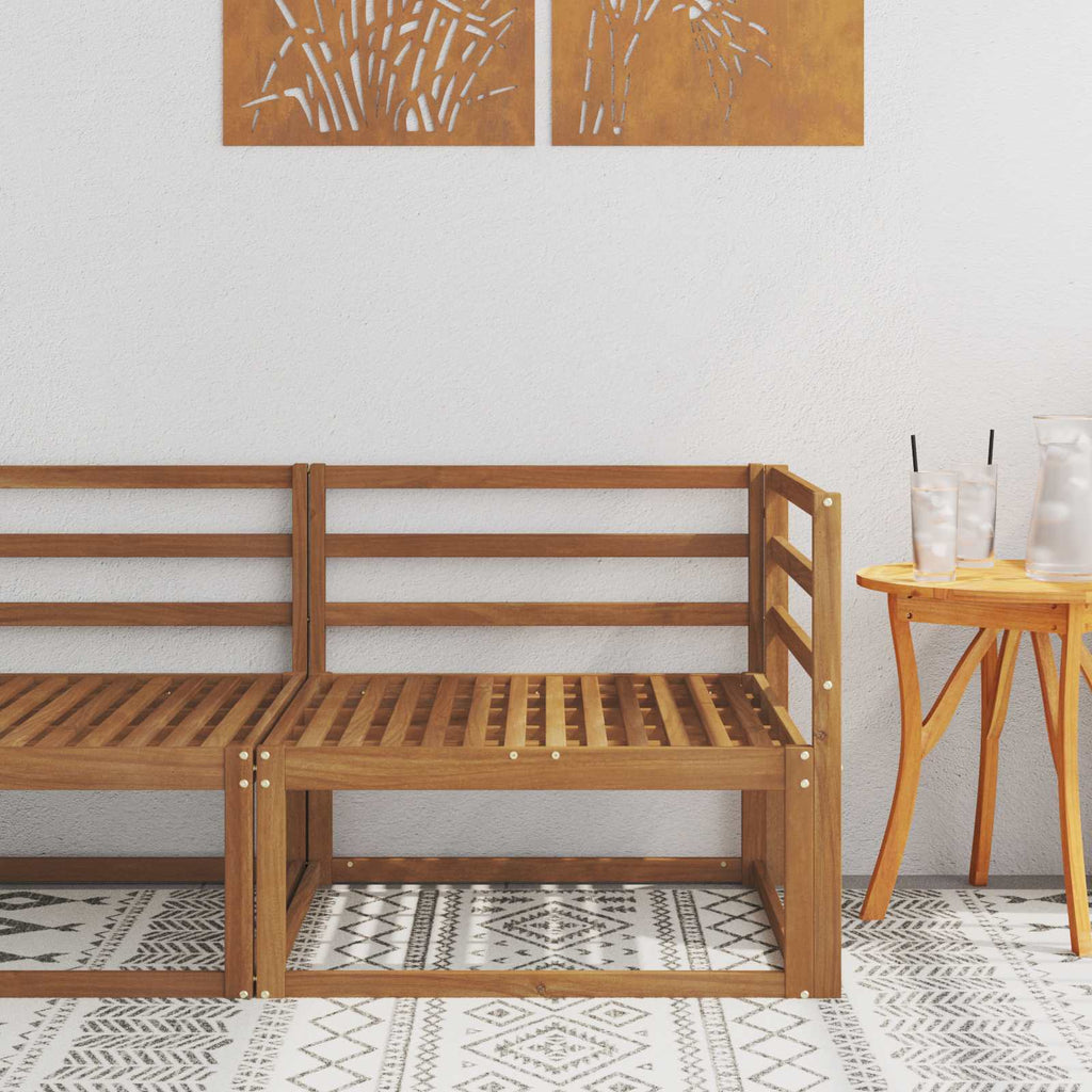 Outdoor Ecksofa Natur 83 x 83 x 73 cm