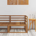 Outdoor Ecksofa Natur 83 x 83 x 73 cm