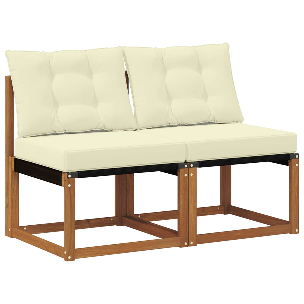 2 Stück Outdoor Mittelsofa