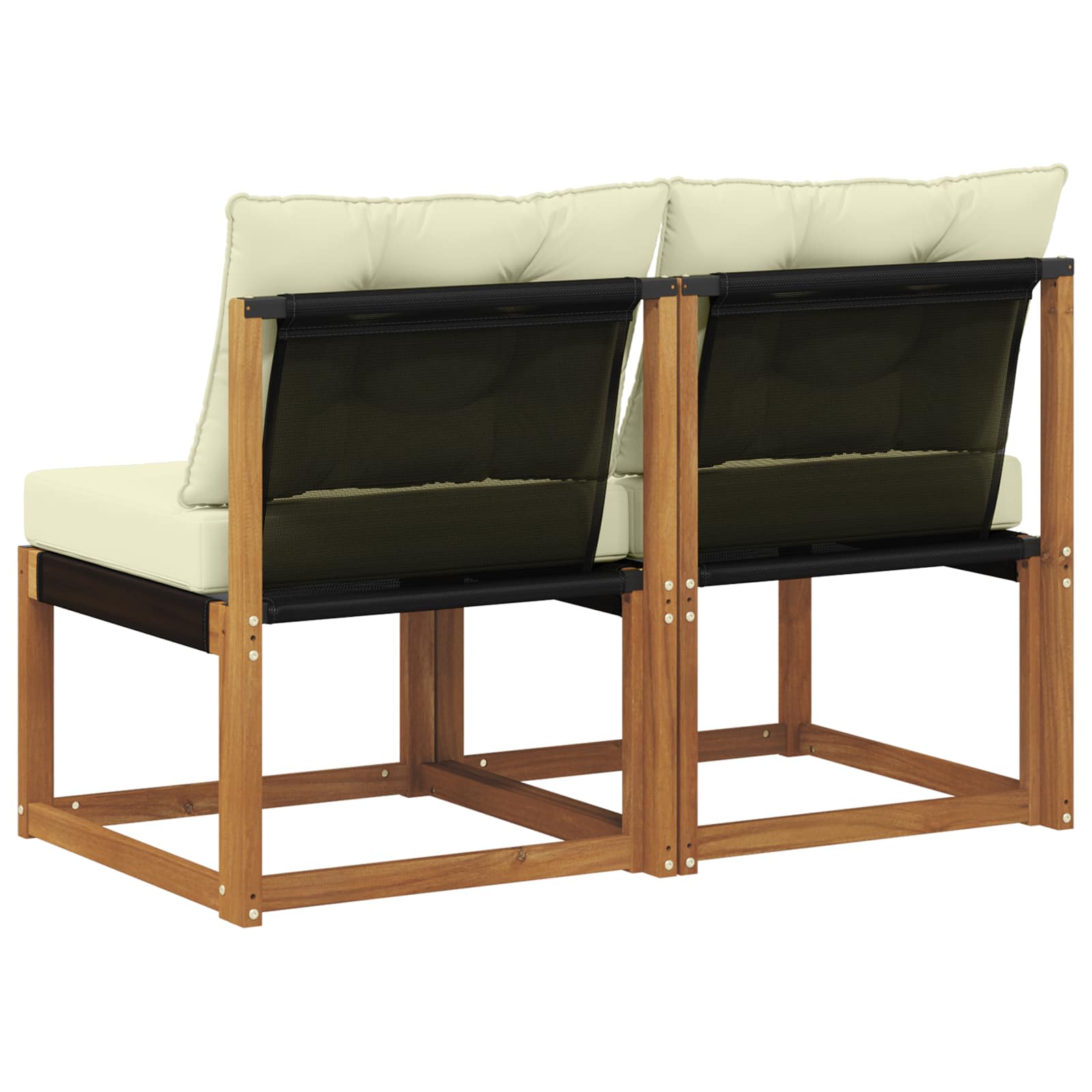 2 Stück Outdoor Mittelsofa