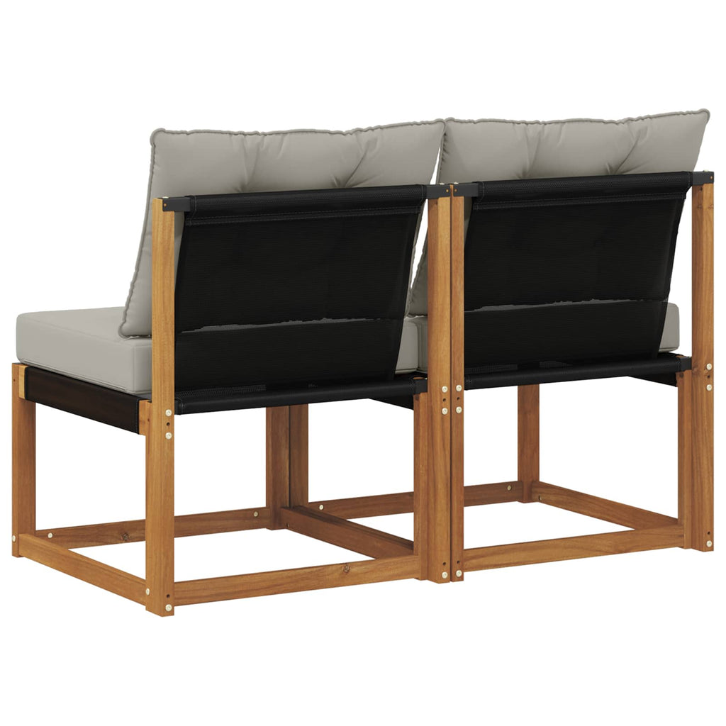 2 Stück Outdoor Mittelsofa