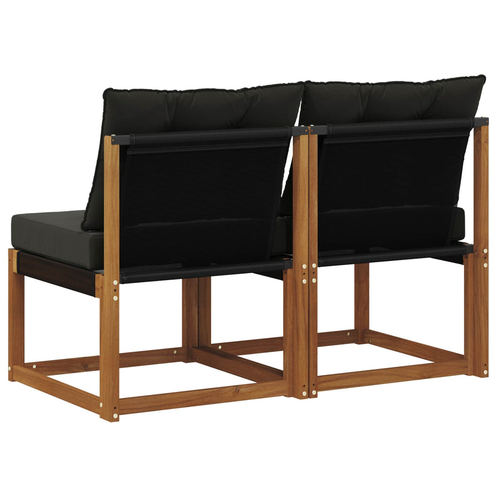 2 Stück Outdoor Mittelsofa