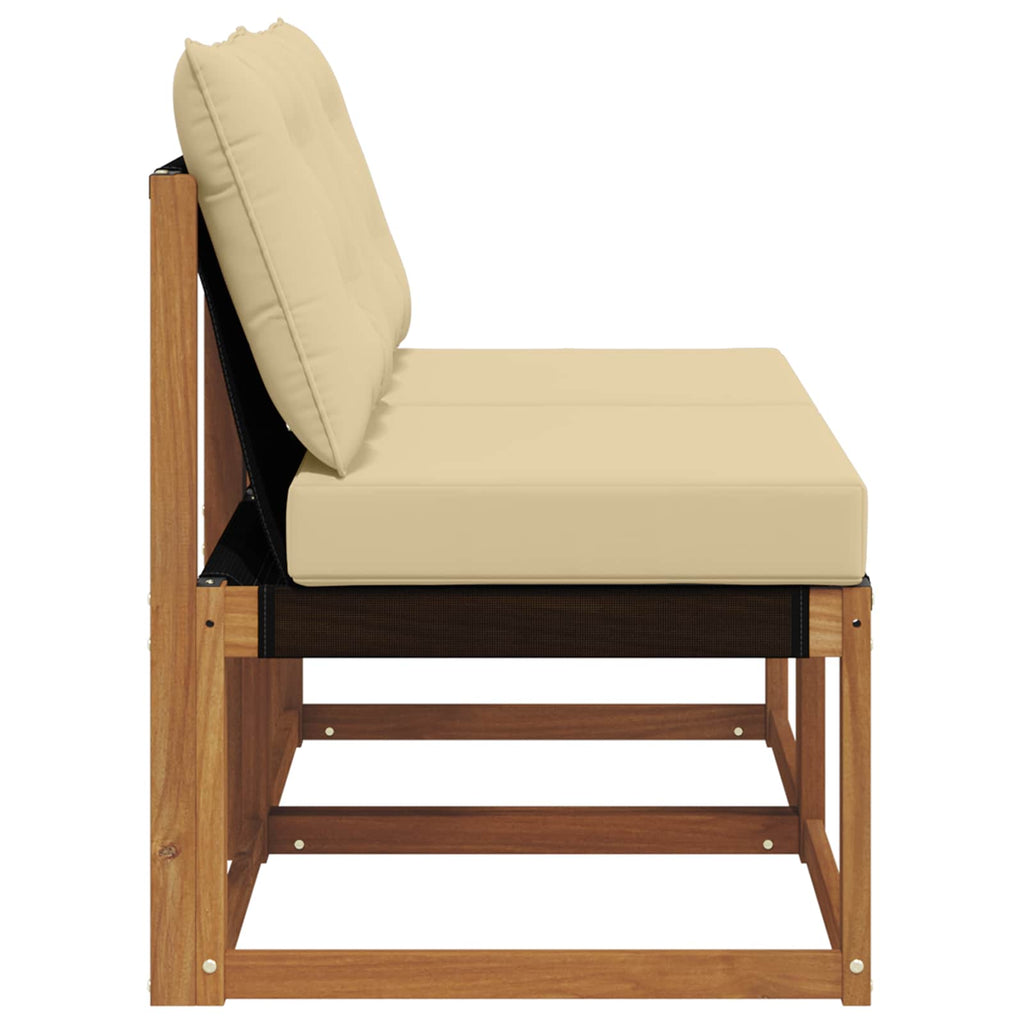 2 Stück Outdoor Mittelsofa