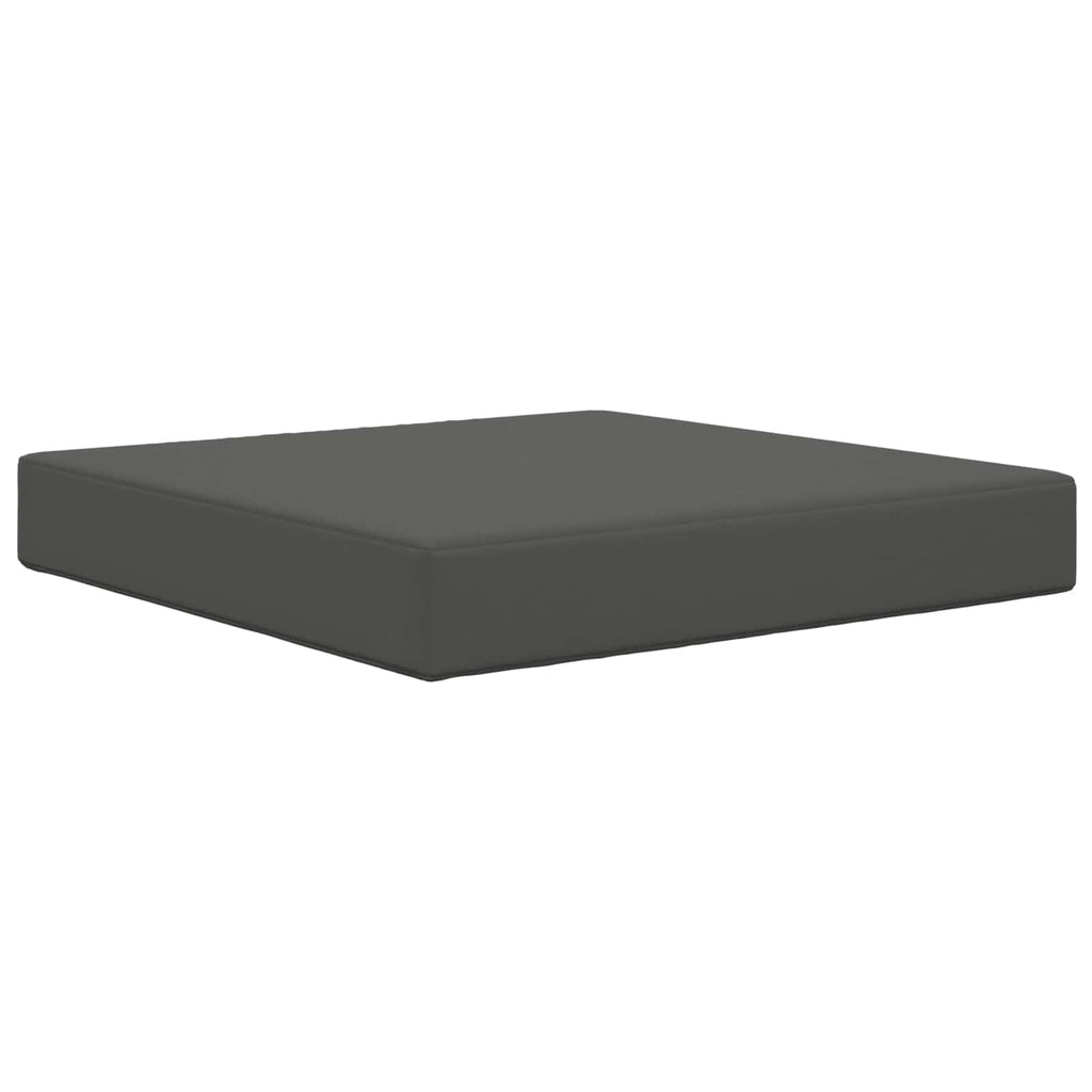 Sofakissen für draußen Anthrazit 60 x 60 x 8 cm Polyester
