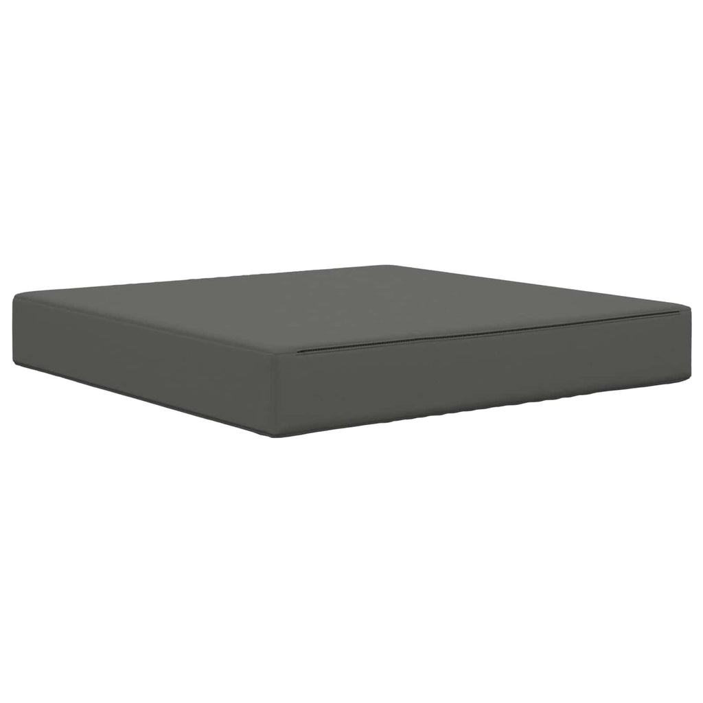 Sofakissen für draußen Anthrazit 60 x 60 x 8 cm Polyester