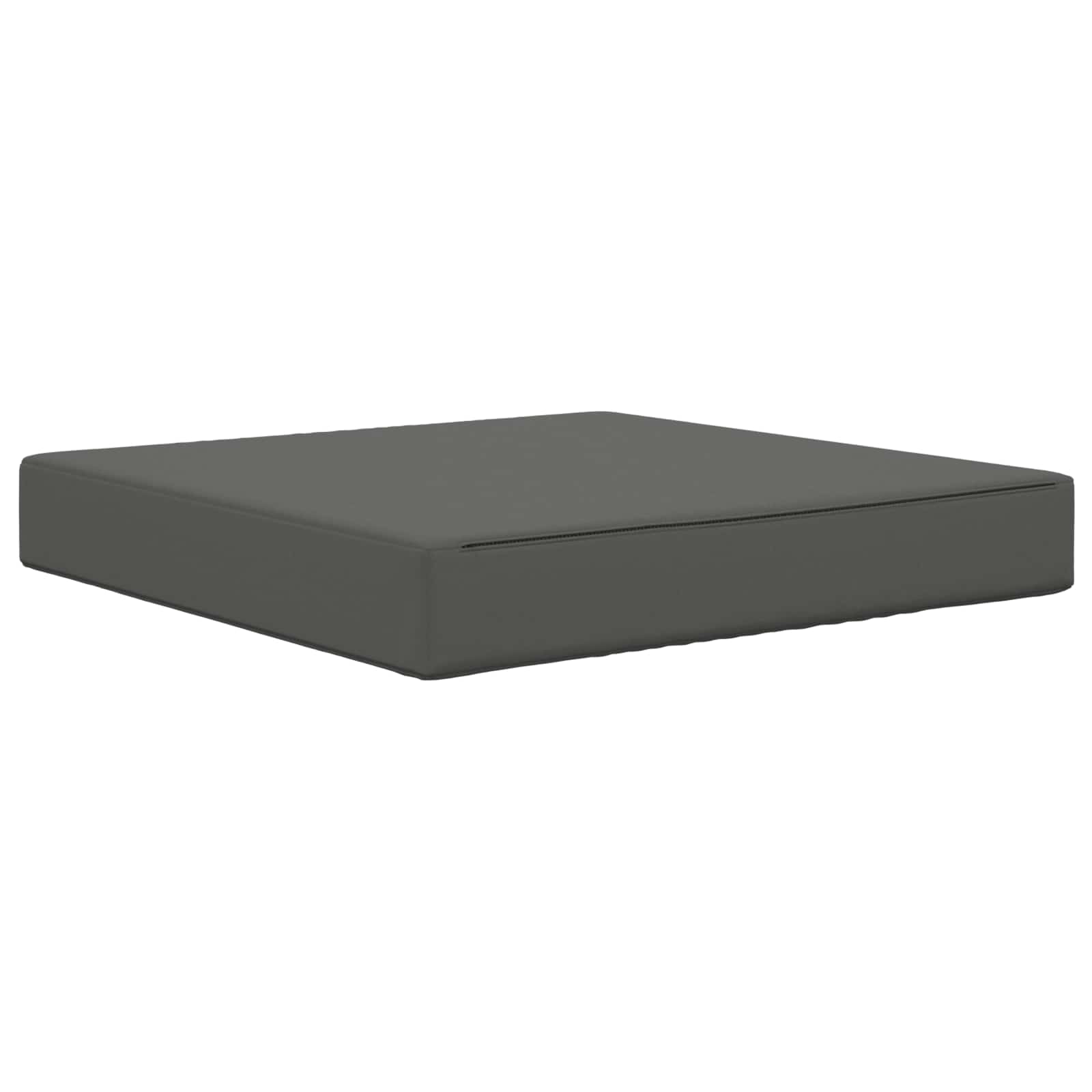 Sofakissen für draußen Anthrazit 60 x 60 x 8 cm Polyester
