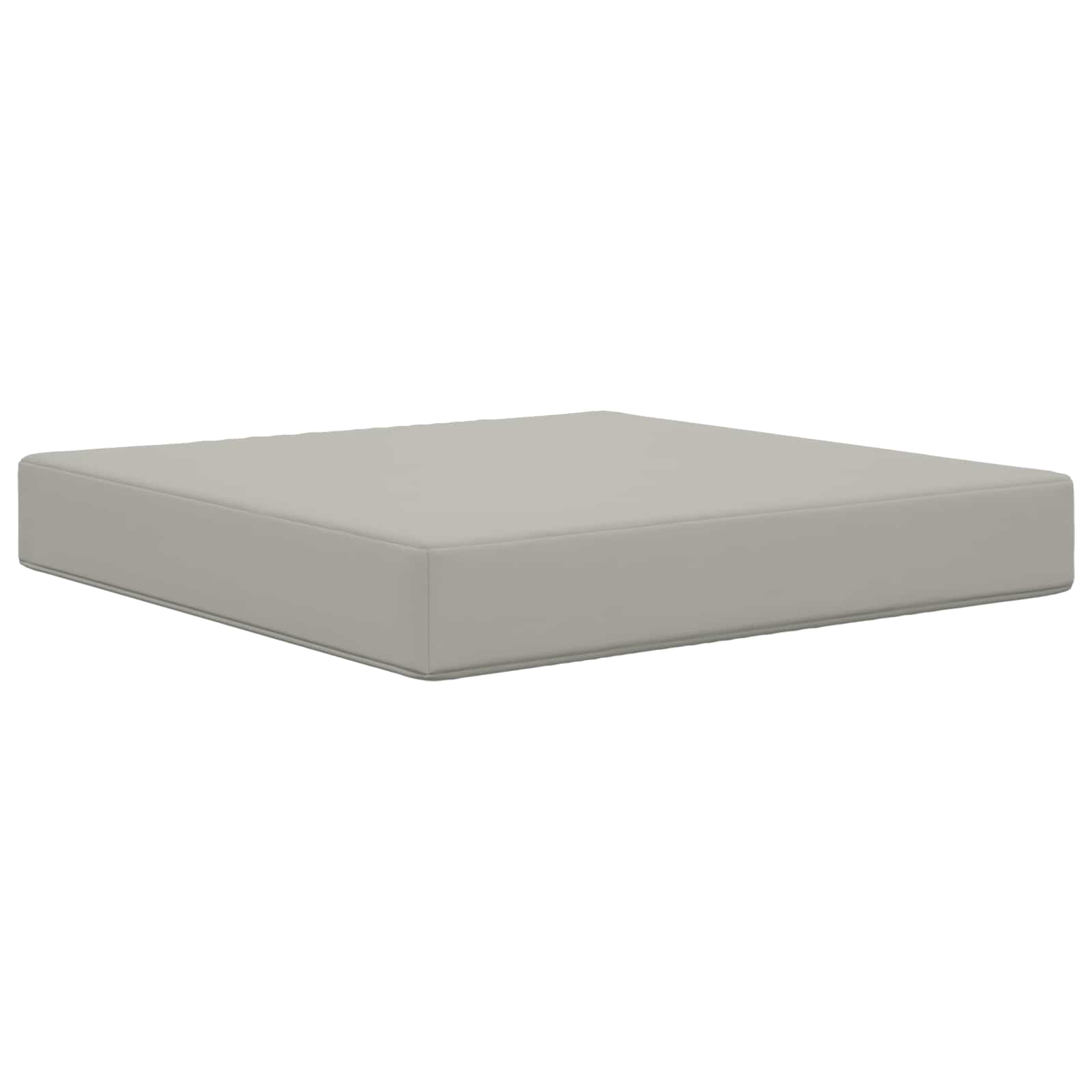 Sofakissen für draußen Grau 60 x 60 x 8 cm Polyester