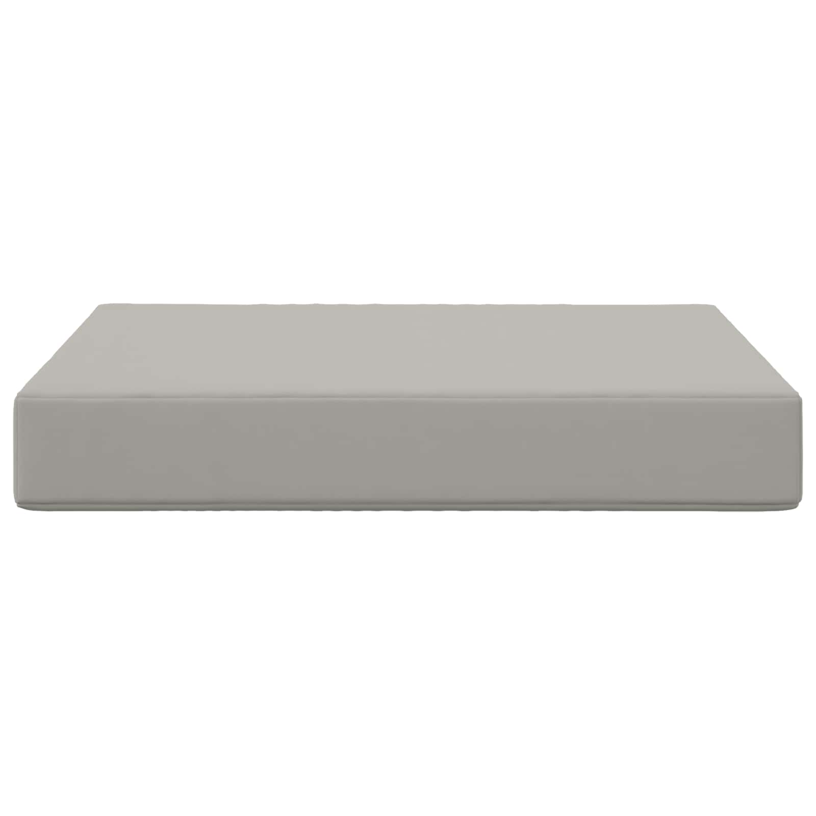 Sofakissen für draußen Grau 60 x 60 x 8 cm Polyester