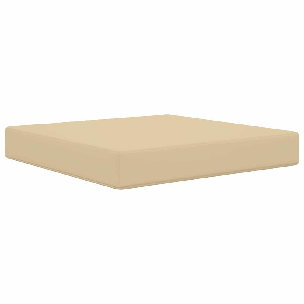 Sofakissen für draußen Beige 60 x 60 x 8 cm Polyester