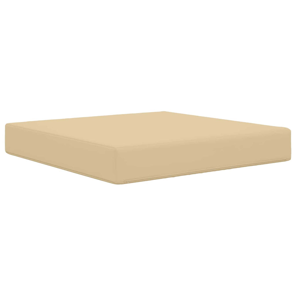 Sofakissen für draußen Beige 60 x 60 x 8 cm Polyester