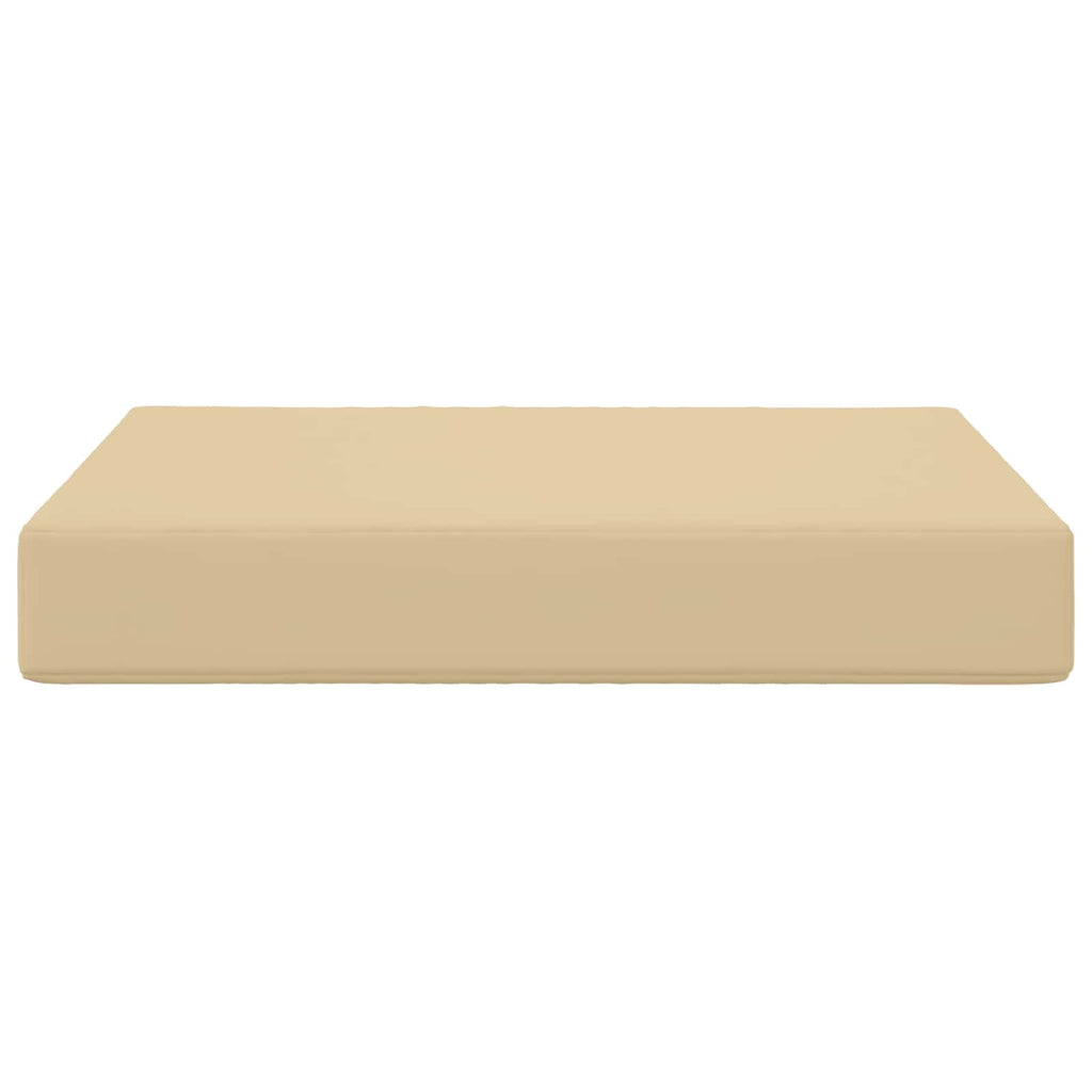 Sofakissen für draußen Beige 60 x 60 x 8 cm Polyester
