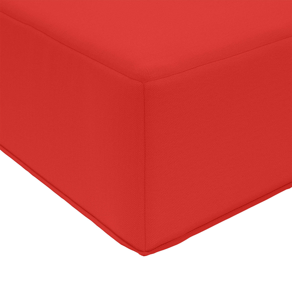 Sofakissen für draußen Rot 60 x 60 x 8 cm Polyester