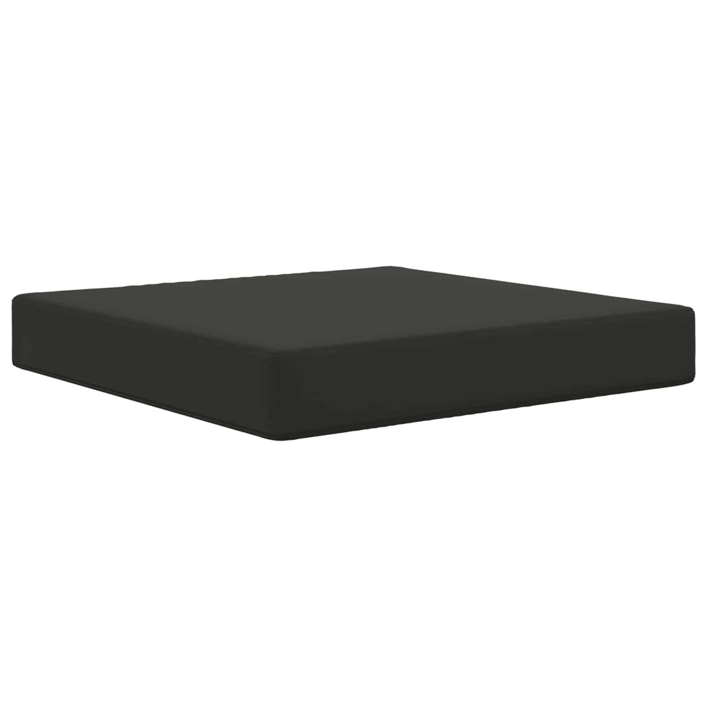 Sofakissen für draußen Schwarz 60 x 60 x 8 cm Polyester