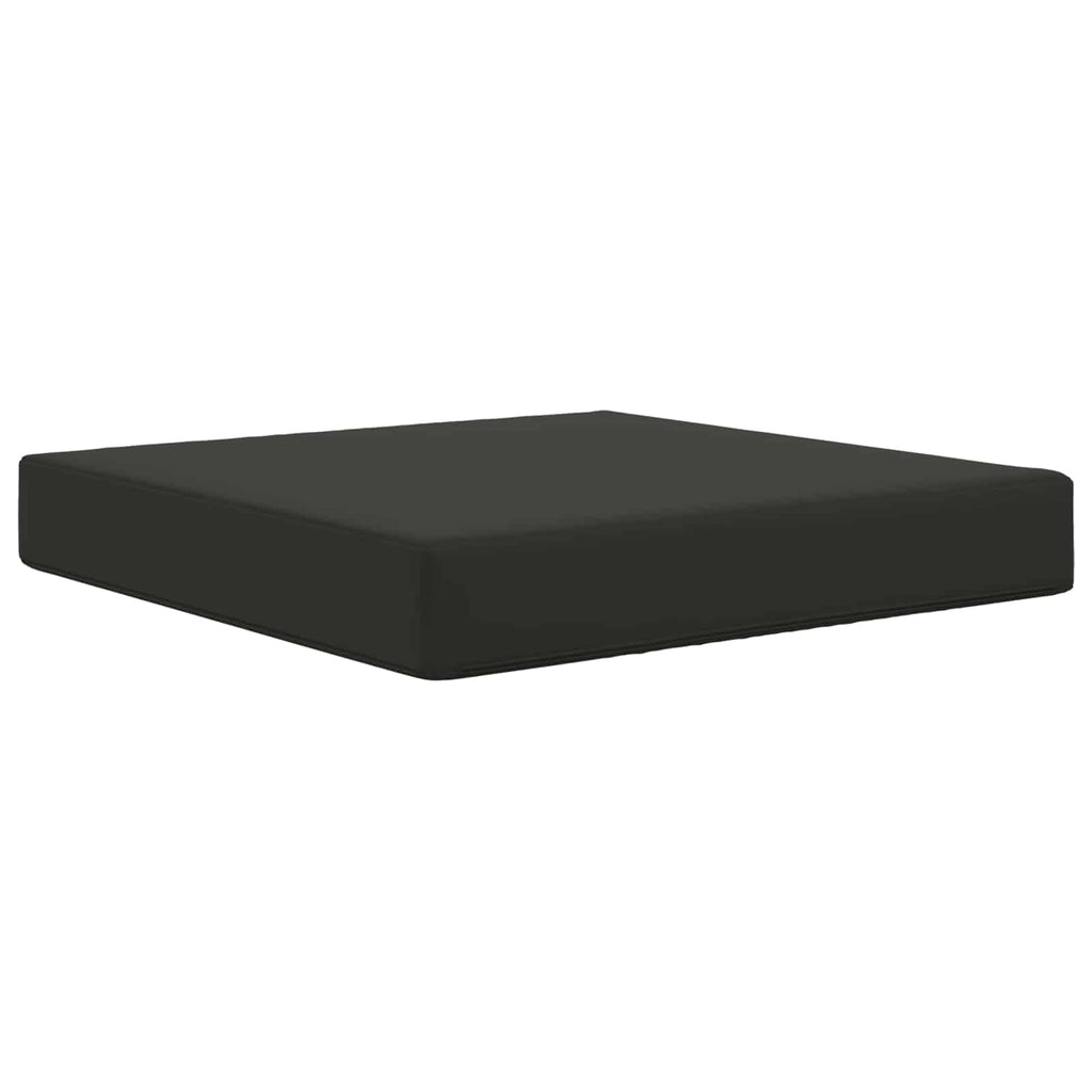 Sofakissen für draußen Schwarz 60 x 60 x 8 cm Polyester