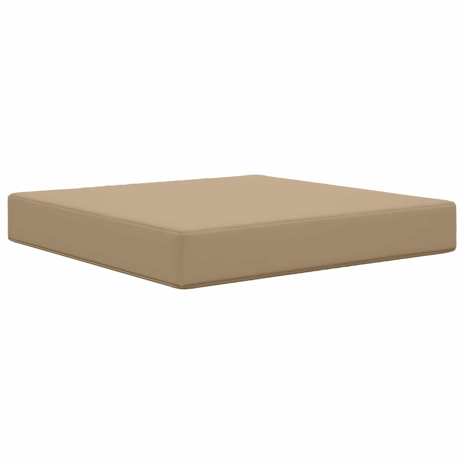 Sofakissen für draußen Taupe 60 x 60 x 8 cm Polyester