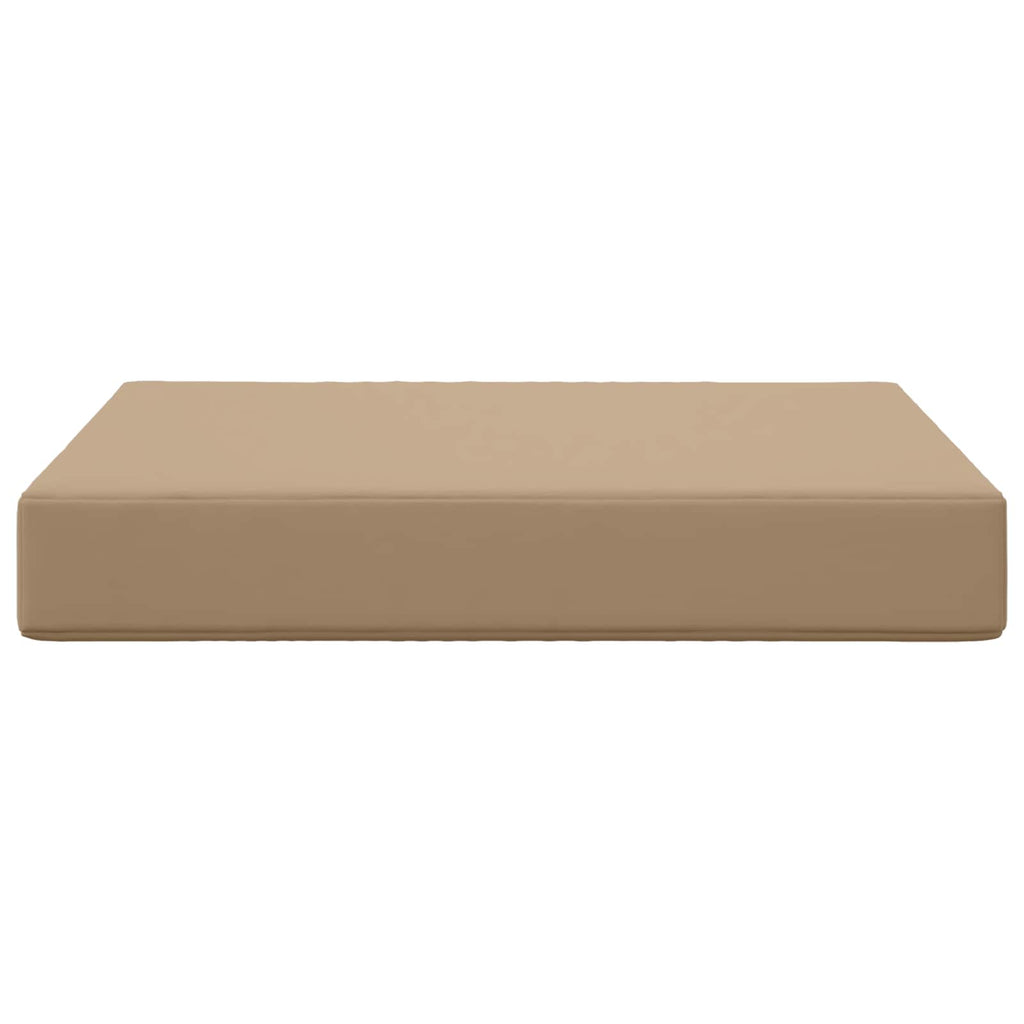 Sofakissen für draußen Taupe 60 x 60 x 8 cm Polyester
