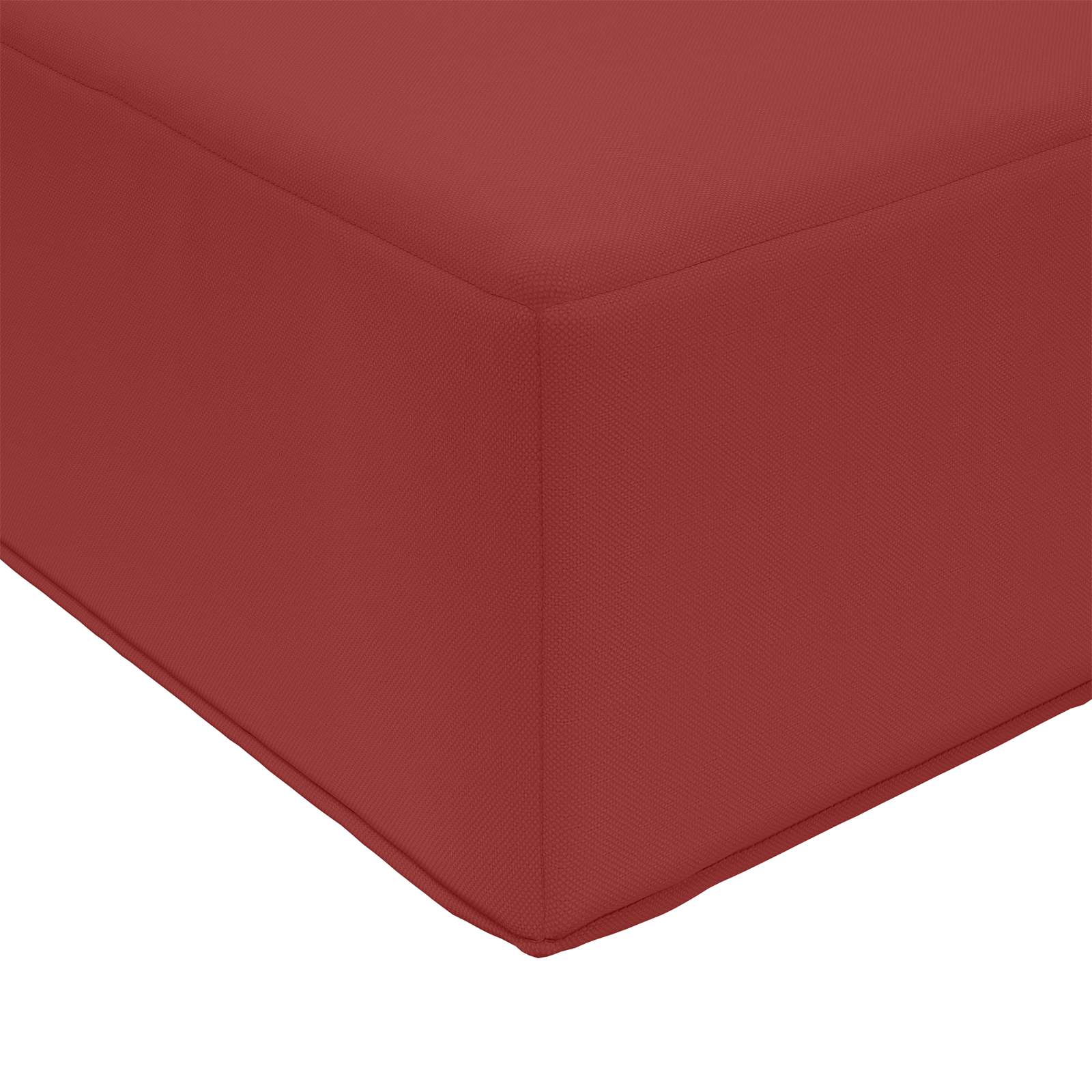 Sofakissen für draußen Weinrot 60 x 60 x 8 cm Polyester