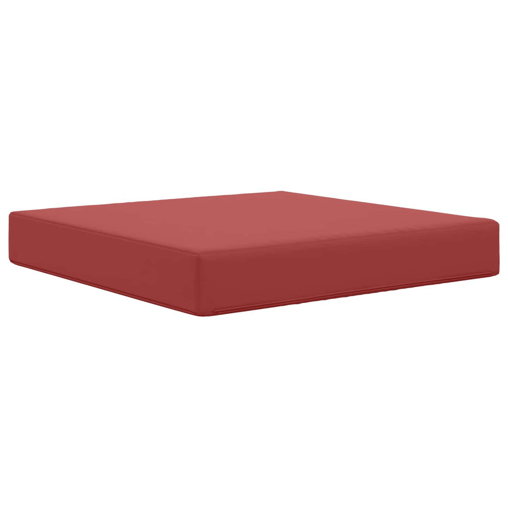Sofakissen für draußen Weinrot 60 x 60 x 8 cm Polyester
