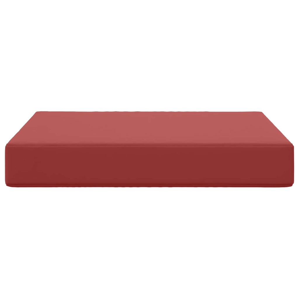 Sofakissen für draußen Weinrot 60 x 60 x 8 cm Polyester