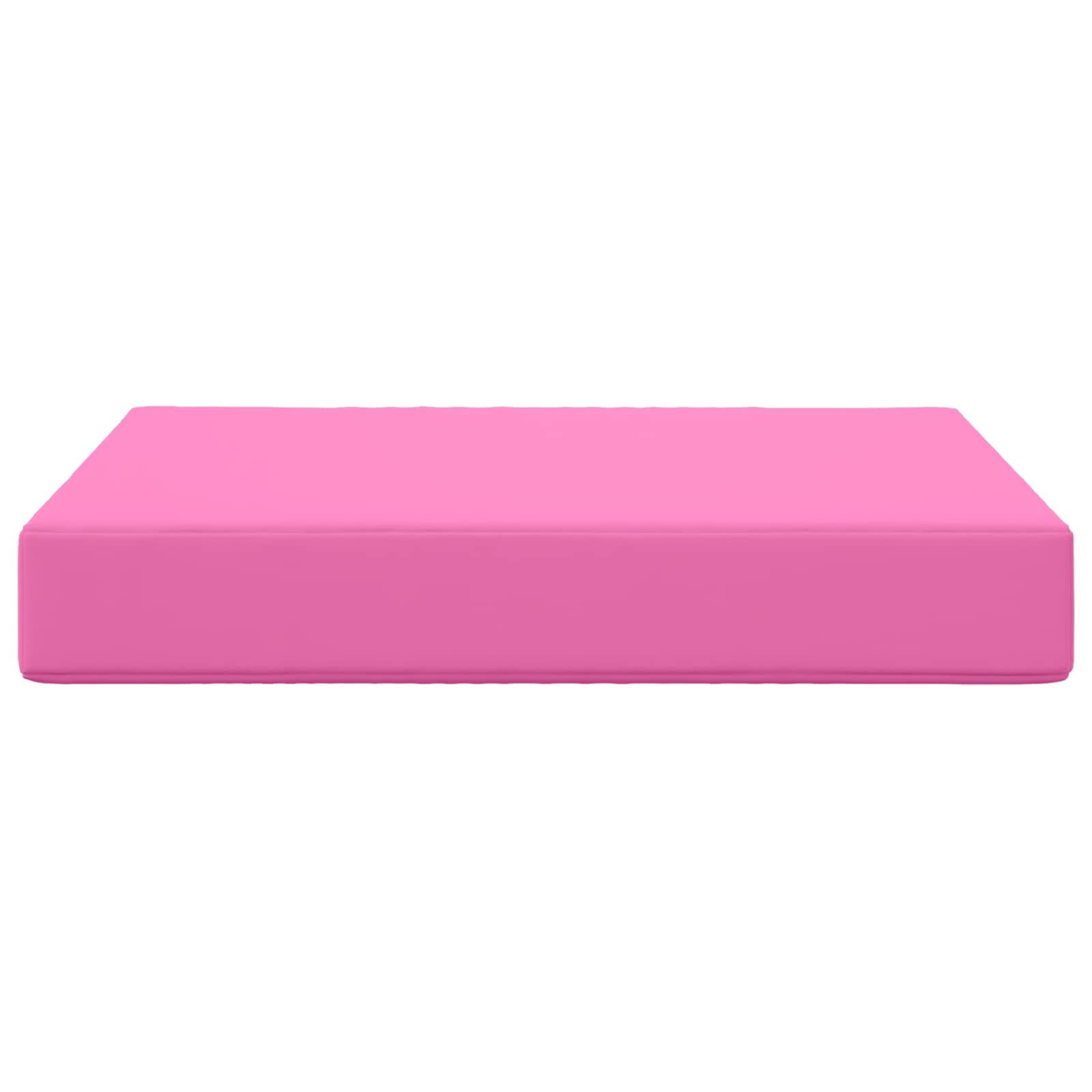 Sofakissen für draußen Rosa 60 x 60 x 8 cm Polyester