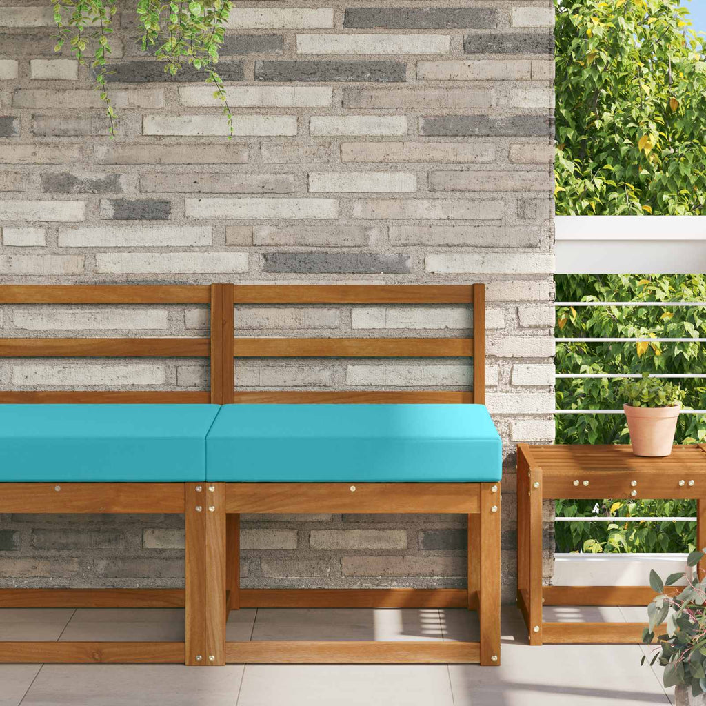 Sofakissen für draußen Türkis 60 x 60 x 8 cm Polyester
