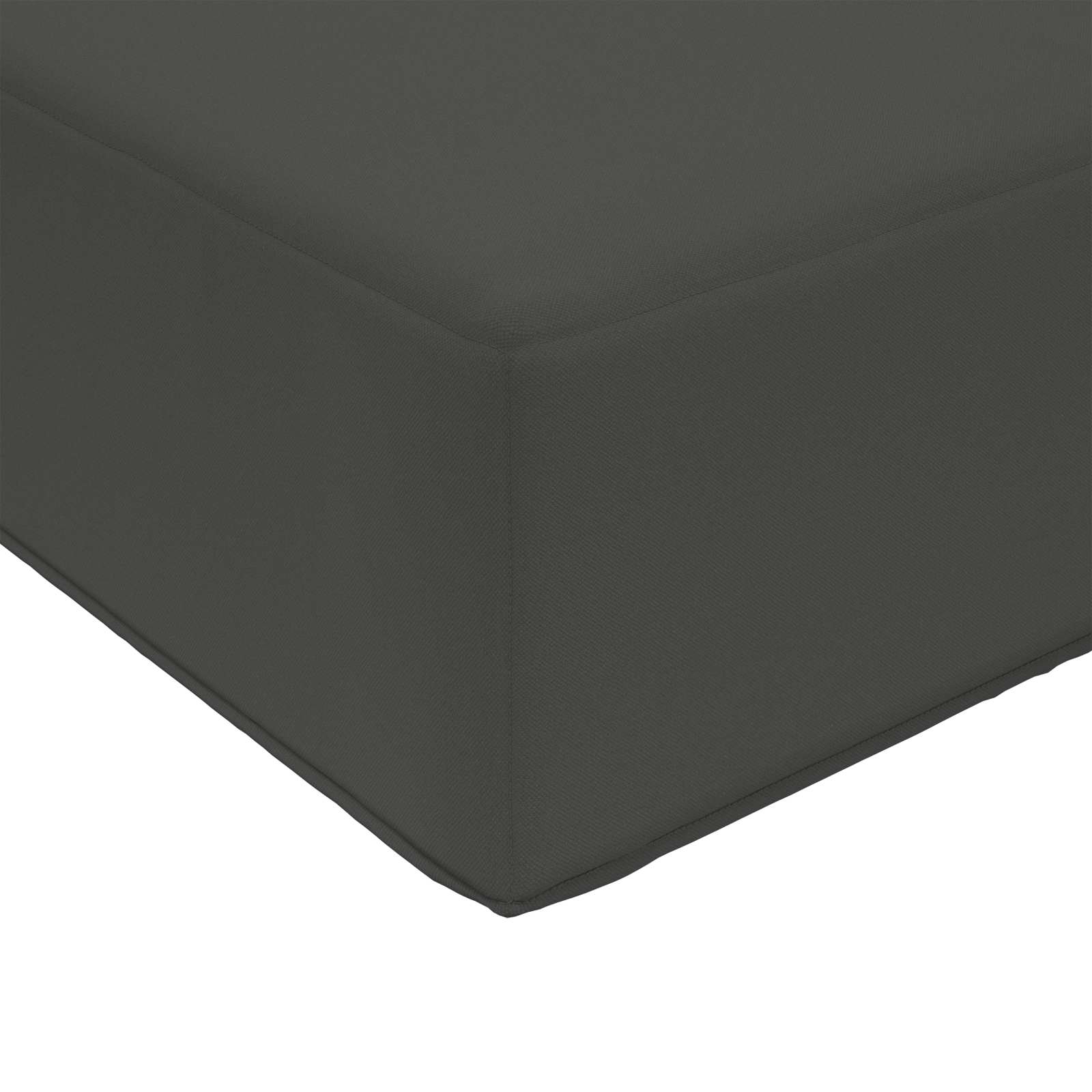 Sofakissen für draußen 2 pcs Anthrazit Polyester
