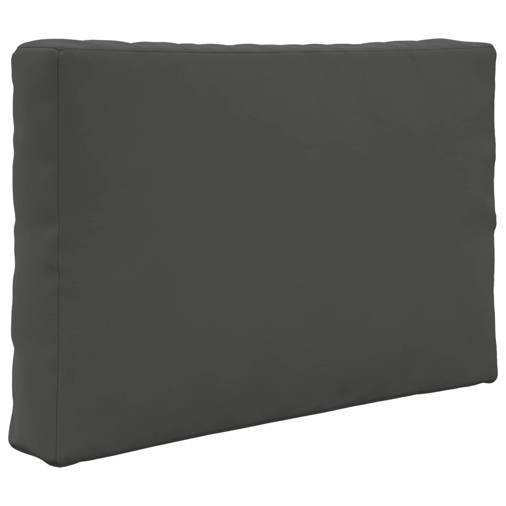 Sofakissen für draußen 2 pcs Anthrazit Polyester