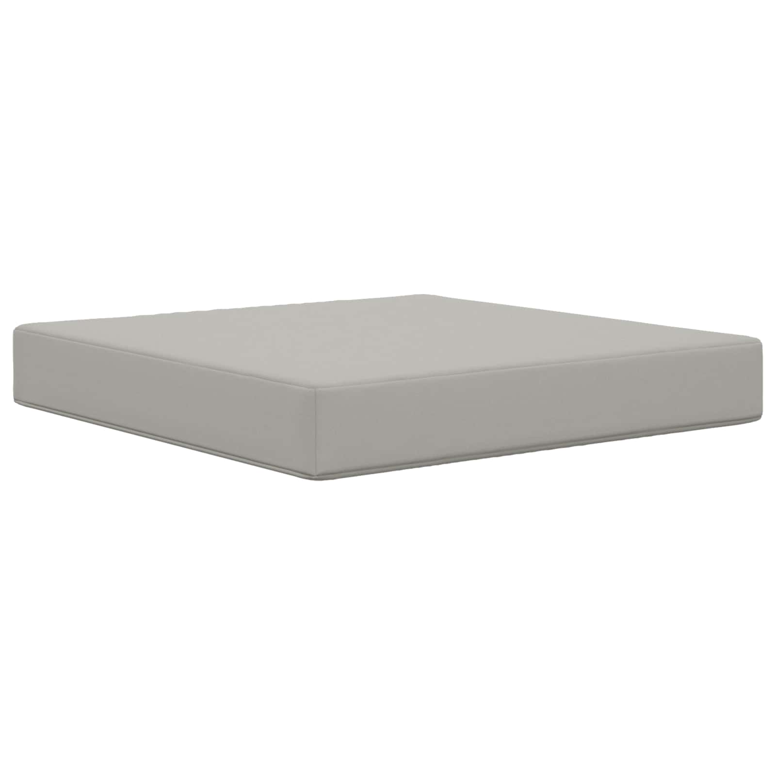 Sofakissen für draußen 2 pcs Grau Polyester