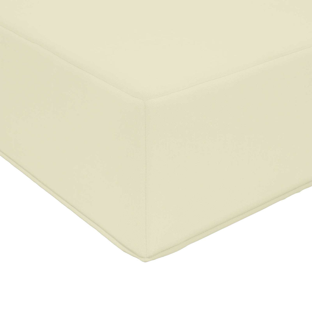 Sofakissen für draußen 2 pcs Creme Polyester