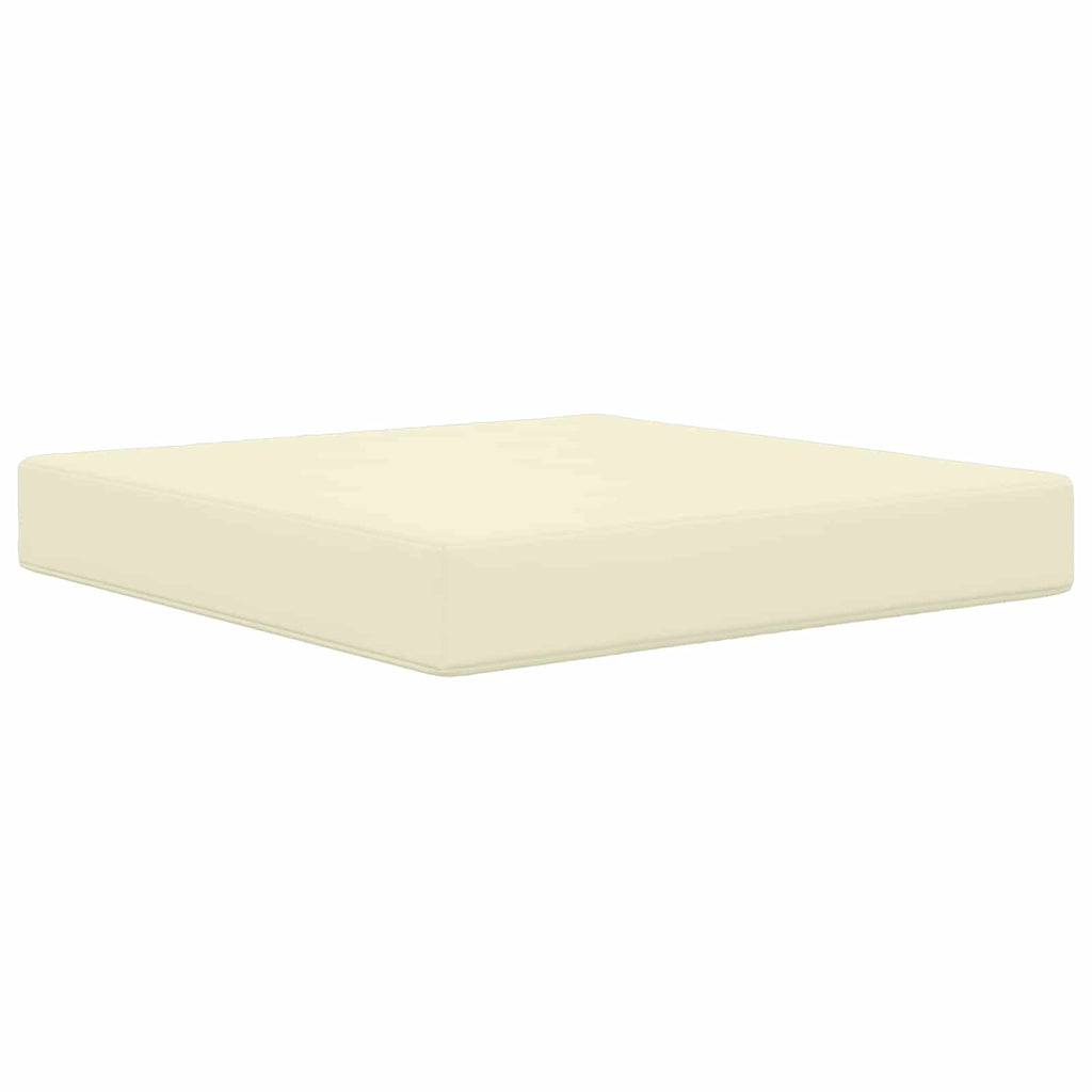Sofakissen für draußen 2 pcs Creme Polyester