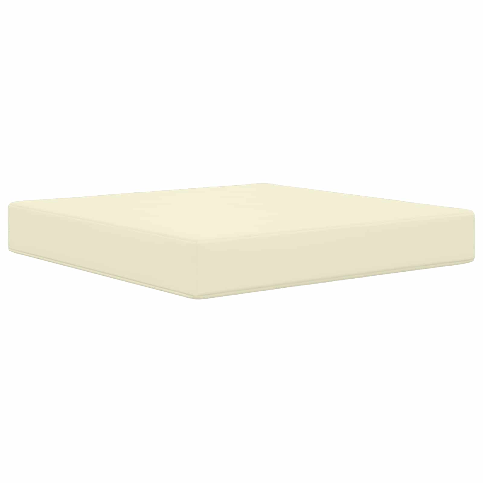 Sofakissen für draußen 2 pcs Creme Polyester