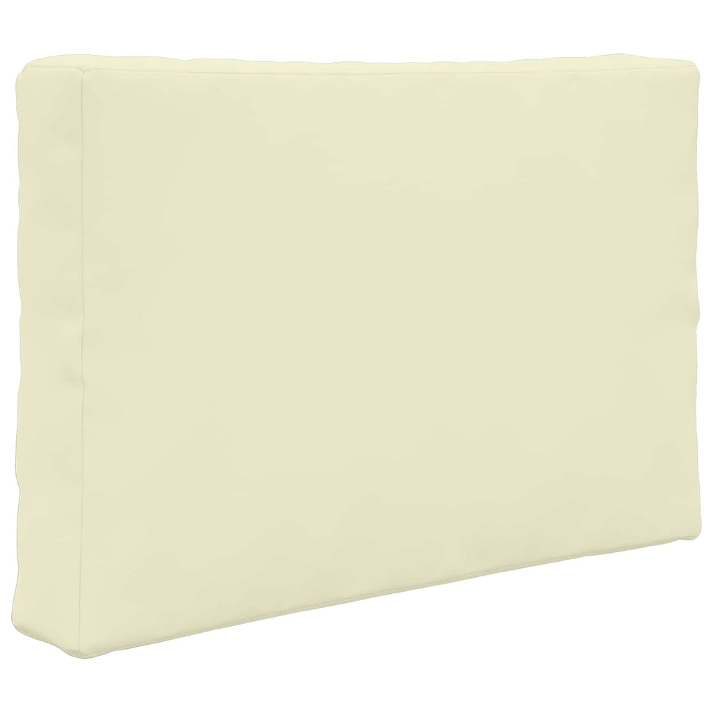 Sofakissen für draußen 2 pcs Creme Polyester